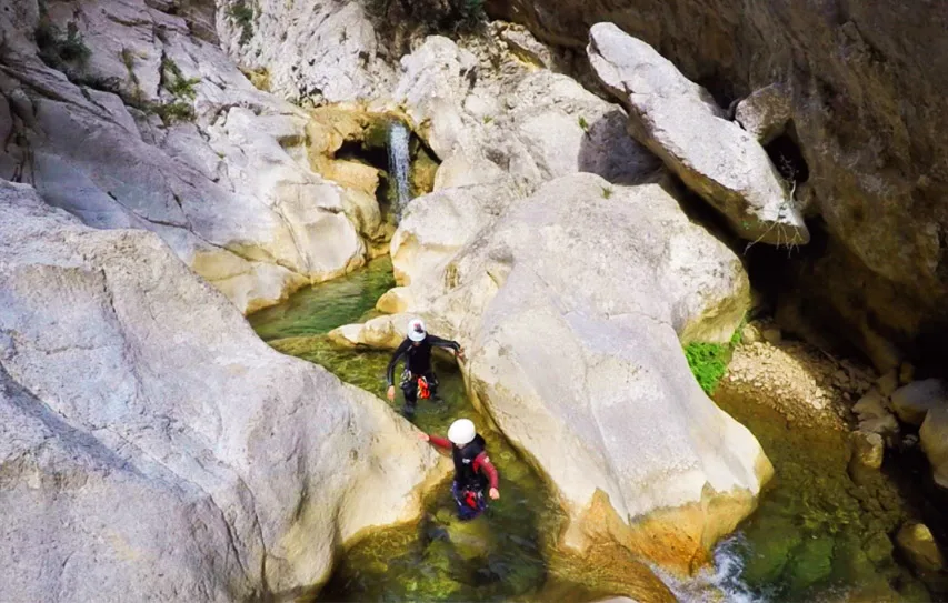 Gorges de Galamus — canyoning en Pyrénées-Orientales